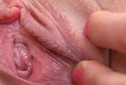 Extreme Close Up of Pussy Examination