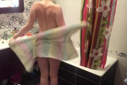 Teenage girl caught on hidden spy camera in the shower masturbation orgasm