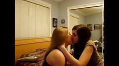 Lesbian teen kissing homemade (compilation)