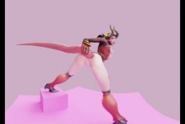 Overwatch Mercy Tentacle Anal 4K 60FPS VR Animation by Likkezg