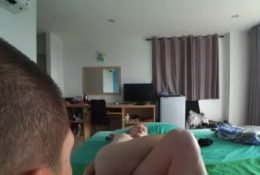 point of view crossed legs masturbation and real orgasm by horny teen * POV