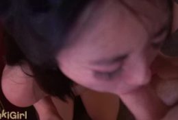pov EPIC DEEPTHROAT Asian girl SUCKS his cock DRY