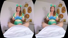 VR 180 Stereoscopic – Busty Redhead Nurse Gives You a Dirty HandJob