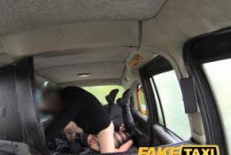 FakeTaxi Local escort fucks taxi man on her way to a client