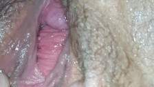Wet squirting Pussy filled with homemade weed/muscle relaxer lube hard fuck
