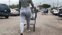 Jiggly Butt Latina in Grey Pants