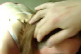 Horny Pregnant Teen Gives A Head and Gets Facial