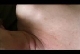 Sexy grandma suck and get fucked by young guy and get cum on tits