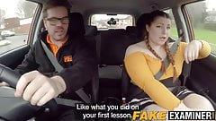 Fake driving school fucks bbw