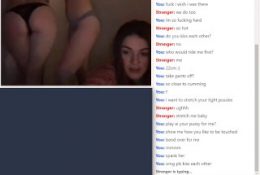 three omegle girls in love with my big cock