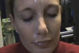 Wife lost a bet and takes a humiliating facial