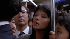 Asian girl fingered in the subway