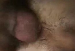Take my huge hairy cock then eat my cum!