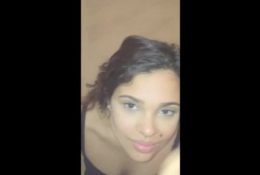Sexy 18 Latina teen blowjob and big facial on camera.