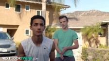 NextDoorTwink – Scott Finn Helps Young Black Teen With His Form