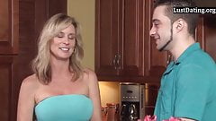 Amateur Big-tits Mom With Her Stepson Fucking