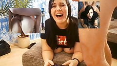 Gamer girl gets fucked while gaming