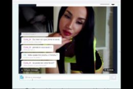 Sexy russian teen girl webcam show