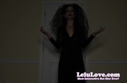 Bitch Witch with dark makeup and black lipstick teasing and flashing & DENYING you the femdom cuckold submissive – Lelu Love