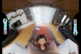 WETVR Asian Massages Cock With Her Pussy In VR