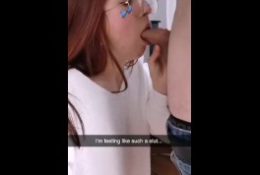Cheating GF sucks another dick for the first time – Trish Collins Snapchat.